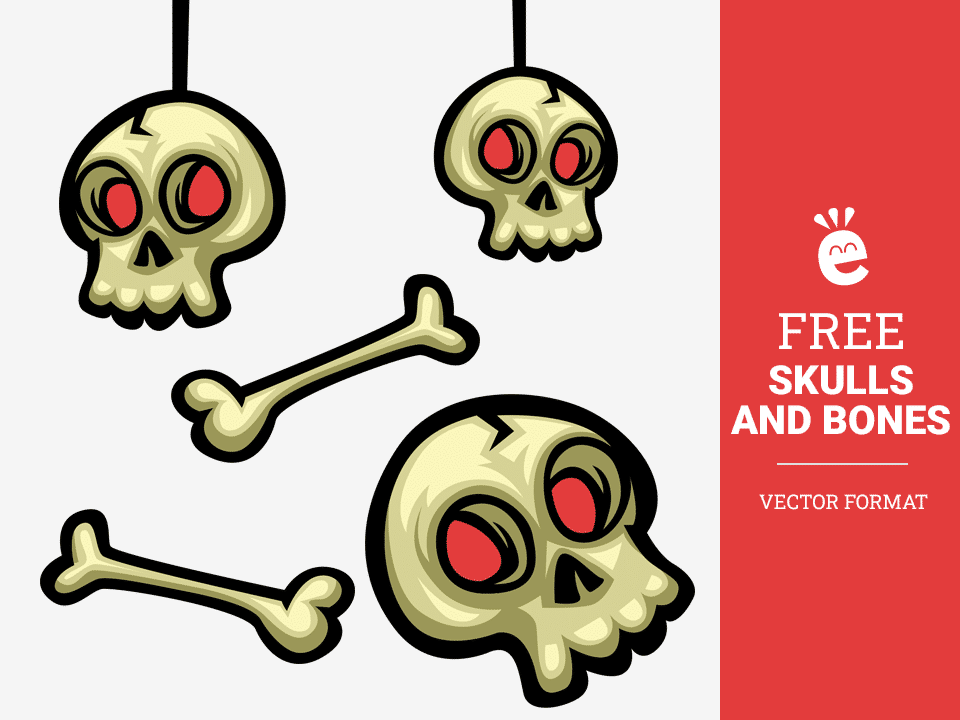 Skulls And Bones - Free Vector Graphics