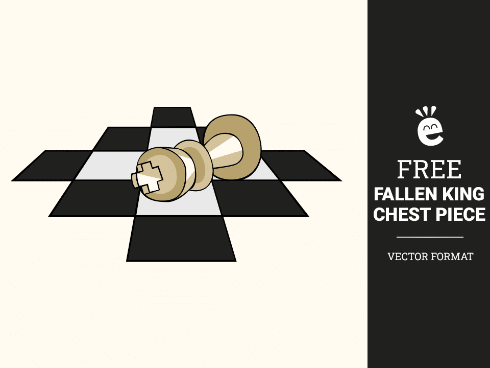 Fallen King Chest Piece - Free Vector Graphic