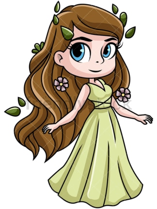 Demeter goddess of harvest. PNG - JPG and vector EPS file formats (infinitely scalable). Image isolated on transparent background.