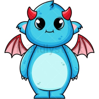 Cute monster. PNG - JPG and vector EPS (infinitely scalable). Image isolated on transparent background.