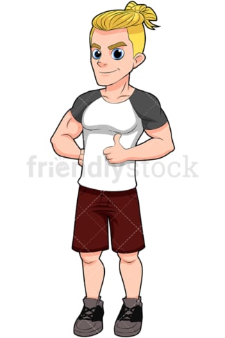 Popular kid. PNG - JPG and vector EPS (infinitely scalable). Image isolated on transparent background.