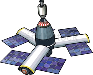 Orbital space station. PNG - JPG and vector EPS (infinitely scalable).