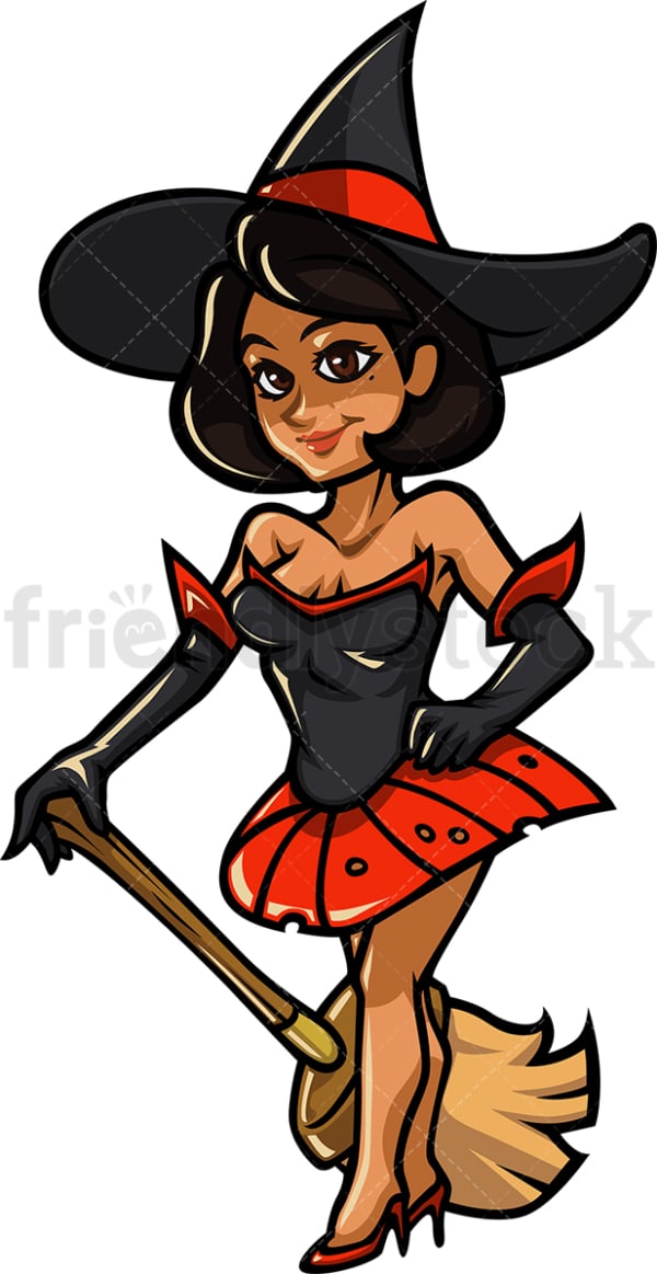 Sexy witch. PNG - JPG and vector EPS file formats (infinitely scalable).