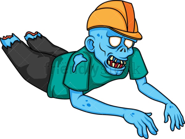 Construction worker zombie. PNG - JPG and vector EPS (infinitely scalable).