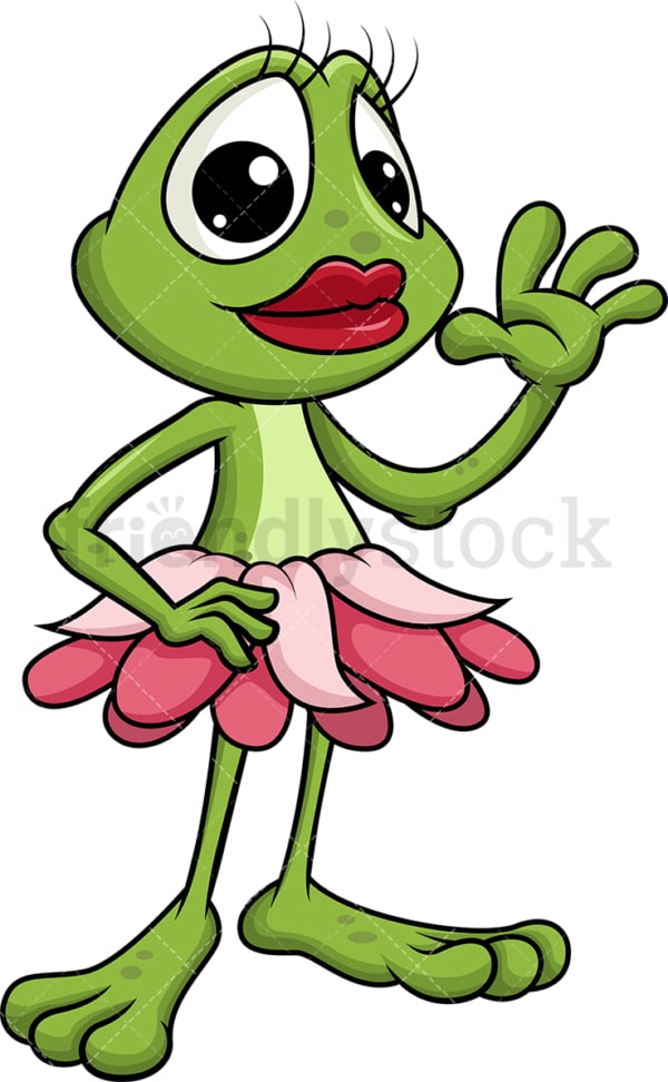 Female frog. PNG - JPG and vector EPS (infinitely scalable).