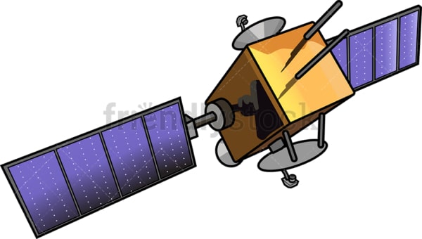 Space satellite. PNG - JPG and vector EPS (infinitely scalable).