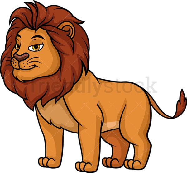 Wild lion. PNG - JPG and vector EPS (infinitely scalable).