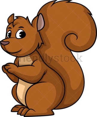 Wild squirrel. PNG - JPG and vector EPS (infinitely scalable).