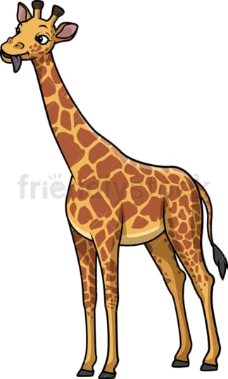 Funny giraffe. PNG - JPG and vector EPS (infinitely scalable).
