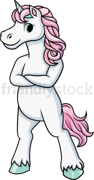 Fit female unicorn. PNG - JPG and vector EPS (infinitely scalable).