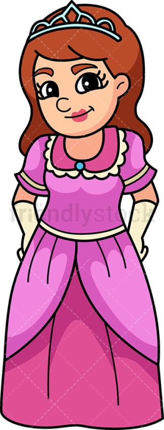 Medieval princess. PNG - JPG and vector EPS (infinitely scalable).