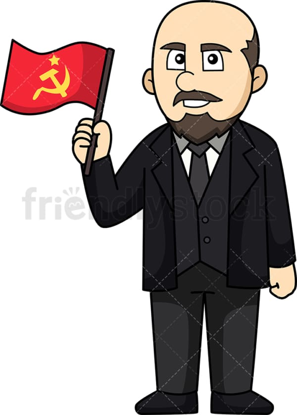 Vladimir Lenin. PNG - JPG and vector EPS (infinitely scalable).