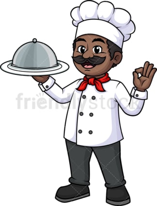 Black chef plate cloche dome tray. PNG - JPG and vector EPS (infinitely scalable).