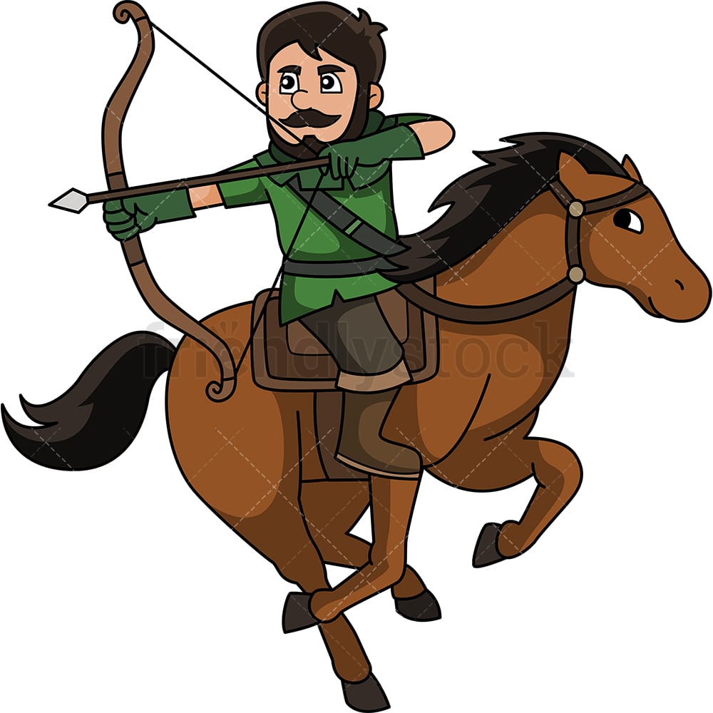 Medeaval Archer Clipart