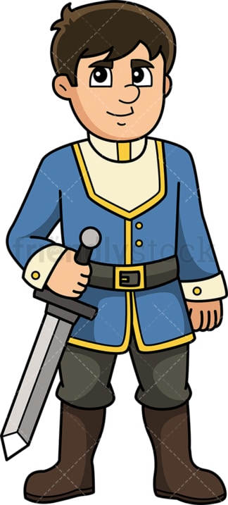 Medieval prince. PNG - JPG and vector EPS (infinitely scalable).