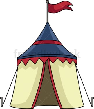 Medieval tent. PNG - JPG and vector EPS (infinitely scalable).