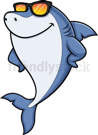 Cool shark. PNG - JPG and vector EPS (infinitely scalable).