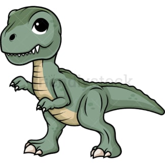 Cute tyrannosaurus rex dinosaur. PNG - JPG and vector EPS (infinitely scalable).