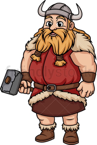 Fat viking. PNG - JPG and vector EPS (infinitely scalable). Image isolated on transparent background.
