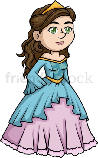 Pretty princess. PNG - JPG and vector EPS (infinitely scalable).