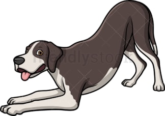 Playful great dane. PNG - JPG and vector EPS (infinitely scalable).