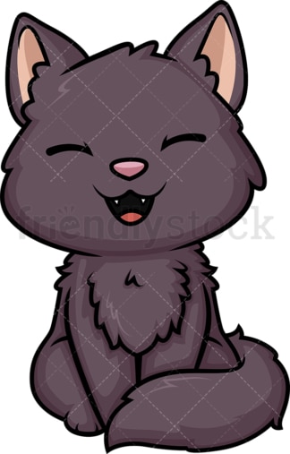 Chibi kawaii cat. PNG - JPG and vector EPS (infinitely scalable).