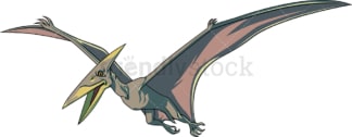 Realistic pteranodon. PNG - JPG and vector EPS (infinitely scalable).