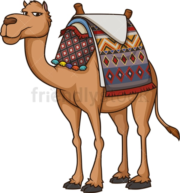 Egyptian camel. PNG - JPG and vector EPS (infinitely scalable).