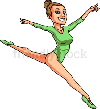 Female ballet dancer. PNG - JPG and vector EPS (infinitely scalable). Image isolated on transparent background.