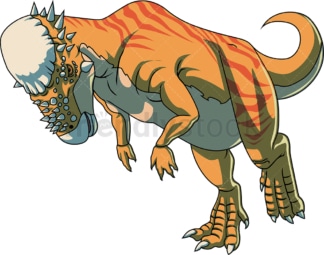 Realistic pachycephalosaurus. PNG - JPG and vector EPS (infinitely scalable).