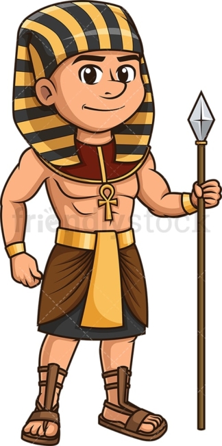 Ancient egyptian guard. PNG - JPG and vector EPS (infinitely scalable).