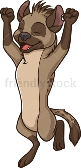 Happy hyena. PNG - JPG and vector EPS (infinitely scalable).