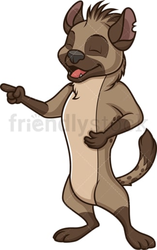 Laughing hyena. PNG - JPG and vector EPS (infinitely scalable).