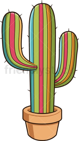Cinco de mayo cactus. PNG - JPG and vector EPS file formats (infinitely scalable). Image isolated on transparent background.