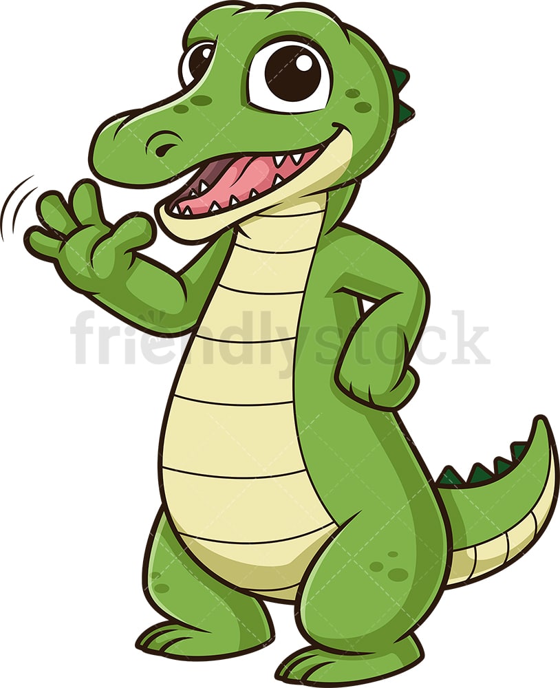Alligator Waving Cartoon Clipart Vector Friendlystock You can download cartoon wave posters and flyers templates,cartoon wave backgrounds,banners,illustrations and graphics image in psd and vectors for free. alligator waving cartoon clipart vector friendlystock