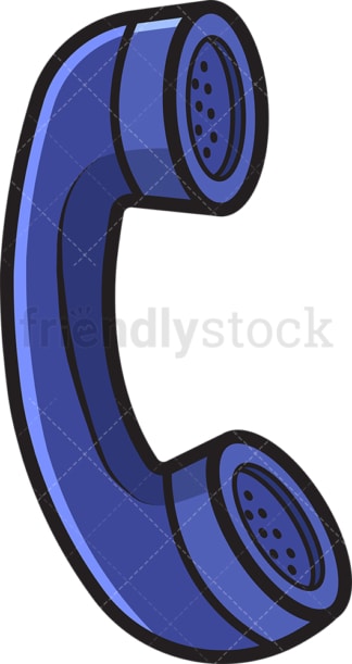 Old telephone speaker. PNG - JPG and vector EPS file formats (infinitely scalable). Image isolated on transparent background.