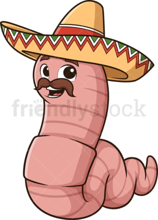 Mexican worm. PNG - JPG and vector EPS (infinitely scalable).