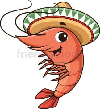 Mexican shrimp. PNG - JPG and vector EPS (infinitely scalable).