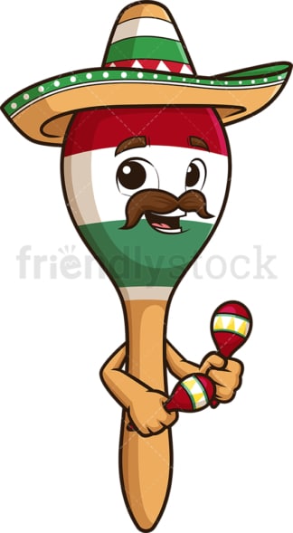 Mexican maraca. PNG - JPG and vector EPS (infinitely scalable).