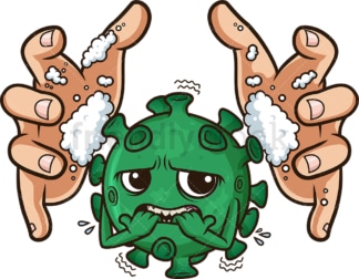 Washing hands coronavirus. PNG - JPG and vector EPS (infinitely scalable). Image isolated on transparent background.