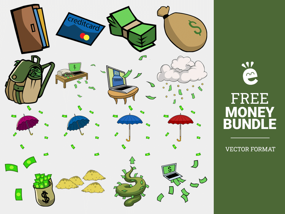 Money Objects - Free Vector Graphics