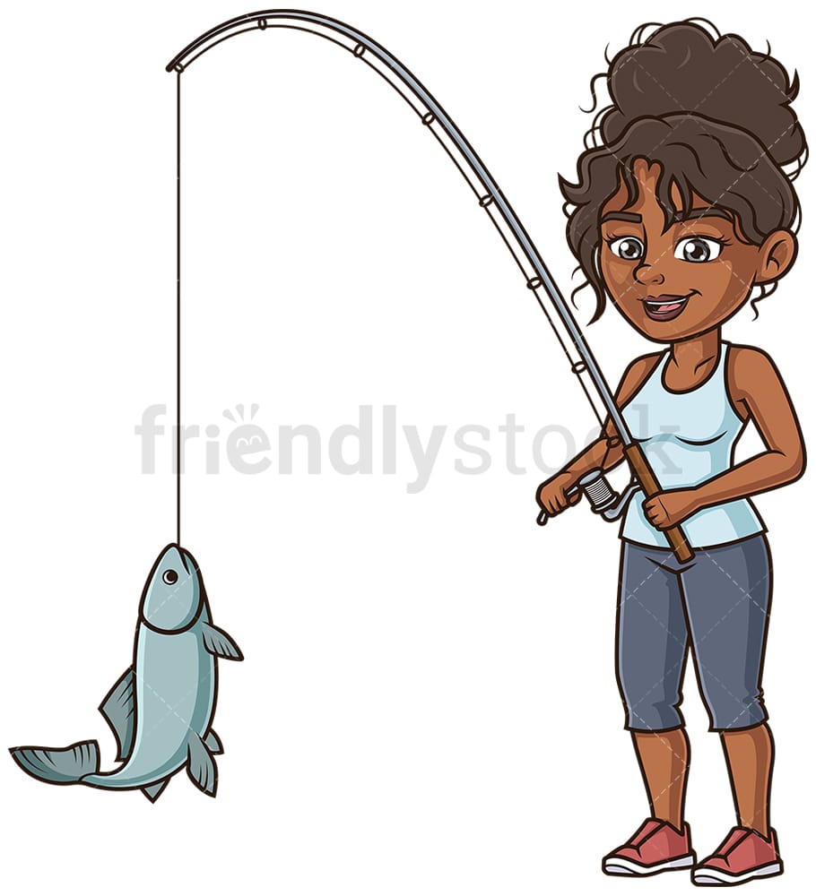 Fishing One Black Girl