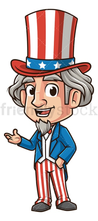 Uncle sam pointing side. PNG - JPG and vector EPS (infinitely scalable).