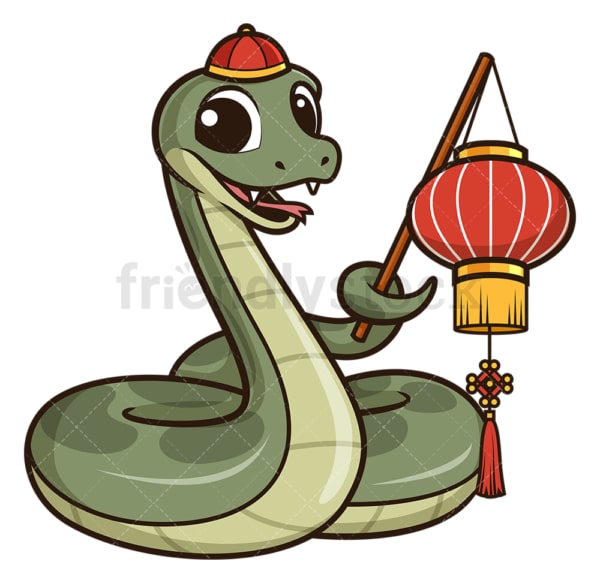 Chinese new year snake presenting. PNG - JPG and vector EPS (infinitely scalable).