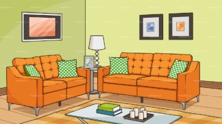 Living room with sofa background in 16:9 aspect ratio. PNG - JPG and vector EPS file formats (infinitely scalable).