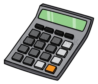Old calculator. PNG - JPG and vector EPS (infinitely scalable).