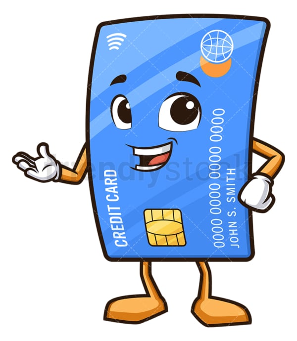 Presenting debit card. PNG - JPG and vector EPS (infinitely scalable).