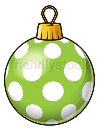 Light green christmas ball. PNG - JPG and vector EPS file formats (infinitely scalable). Image isolated on transparent background.