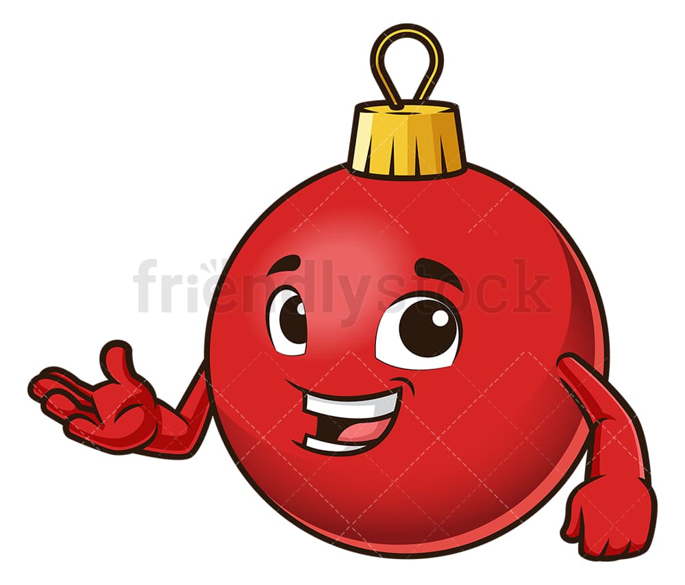 Christmas ball presenting. PNG - JPG and vector EPS (infinitely scalable).
