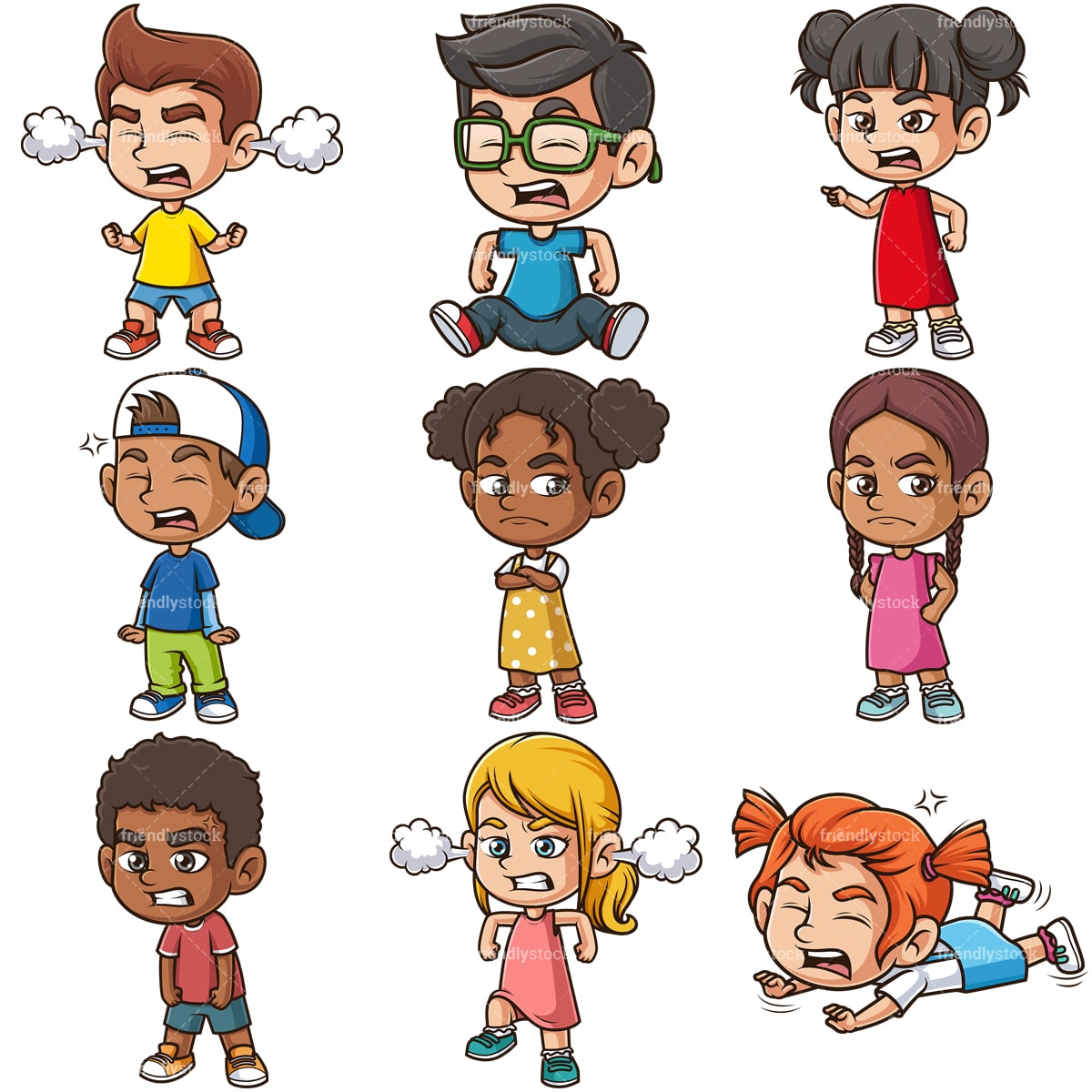 angry children clipart        <h3 class=